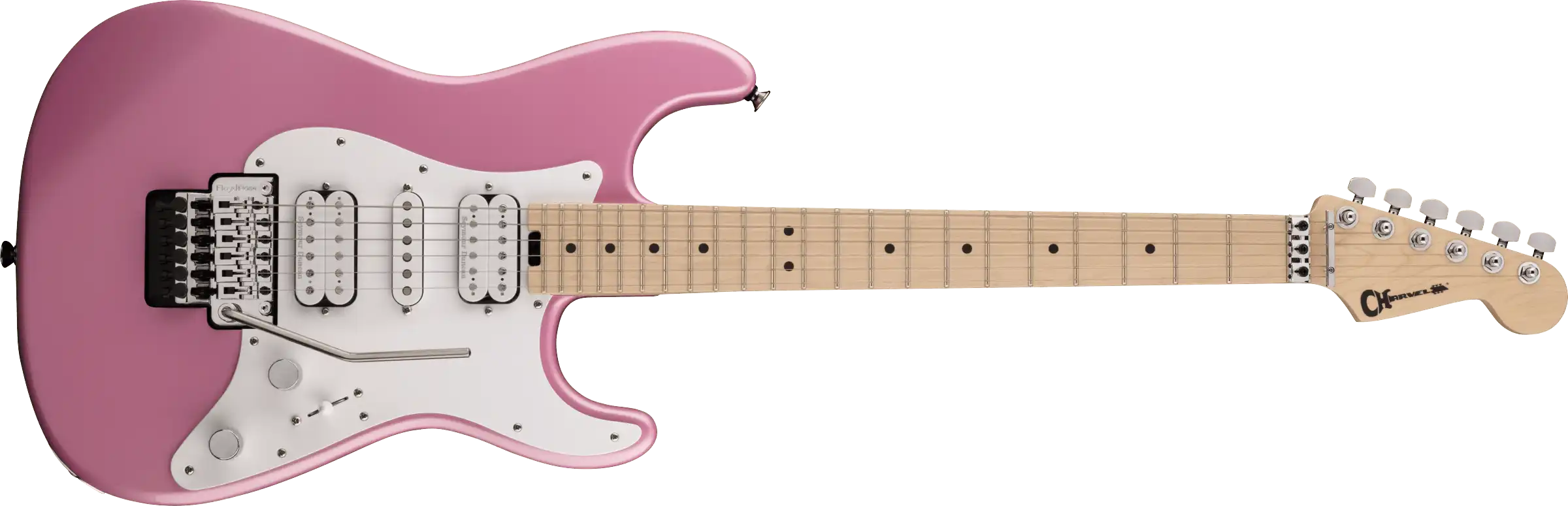 Charvel Pro-Mod So-Cal Style 1 HSH FR M, Maple Fingerboard, Platinum Pink B-Stock